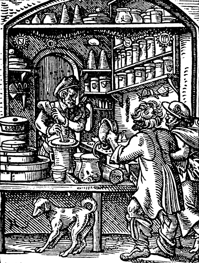 1568 apothecary’s shop.